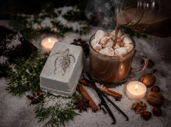 Hot Cocoa Bath Bomb - "Fireside Indulgence"