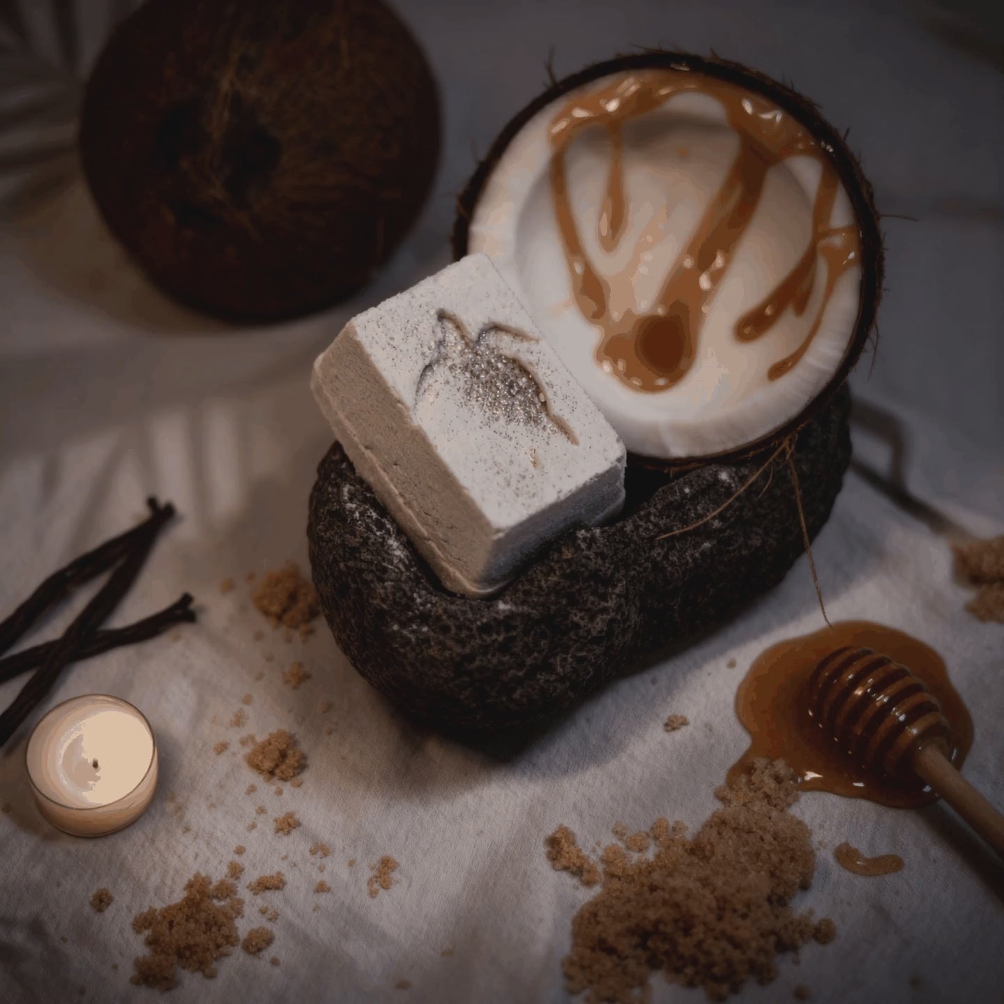 Cozy Coconut Bath Bomb - "Sweet Spring Comfort"
