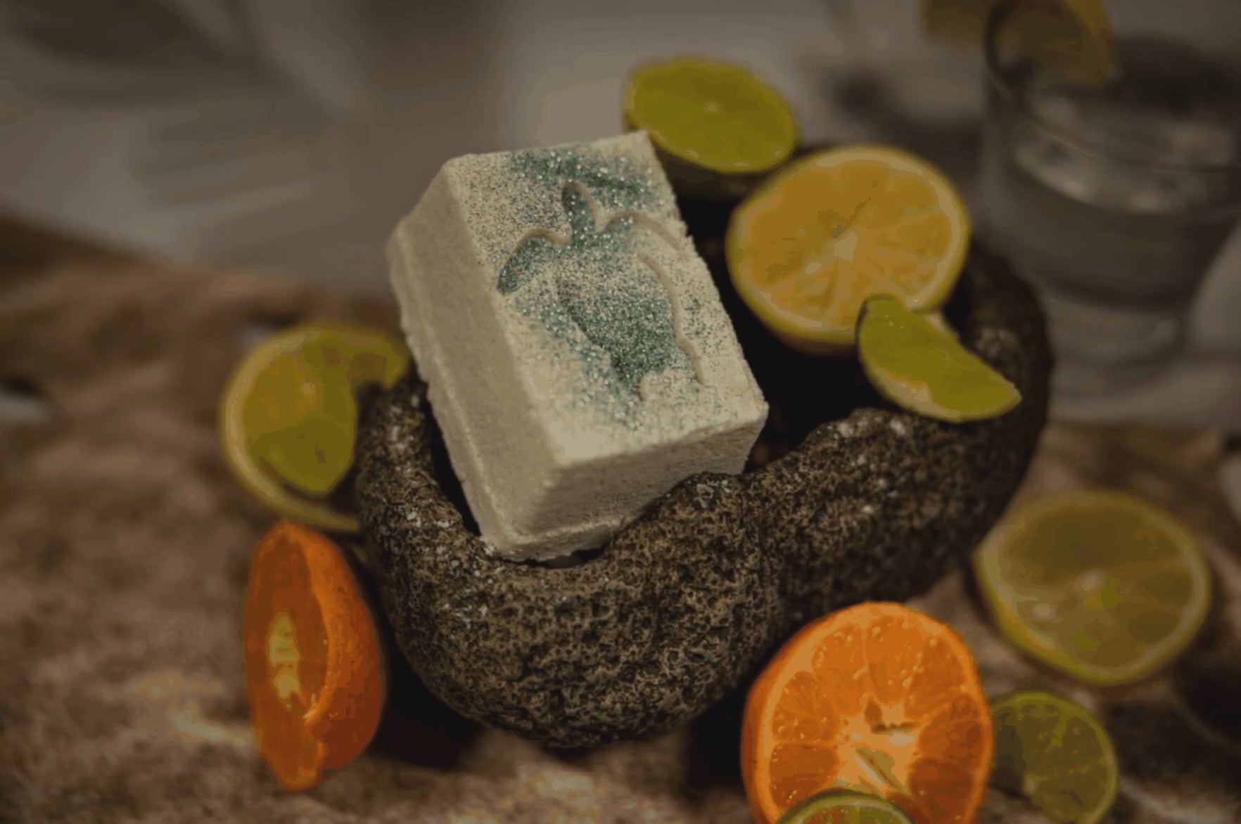 Fresh Citrus Bath Bomb - "California Grove Escape"