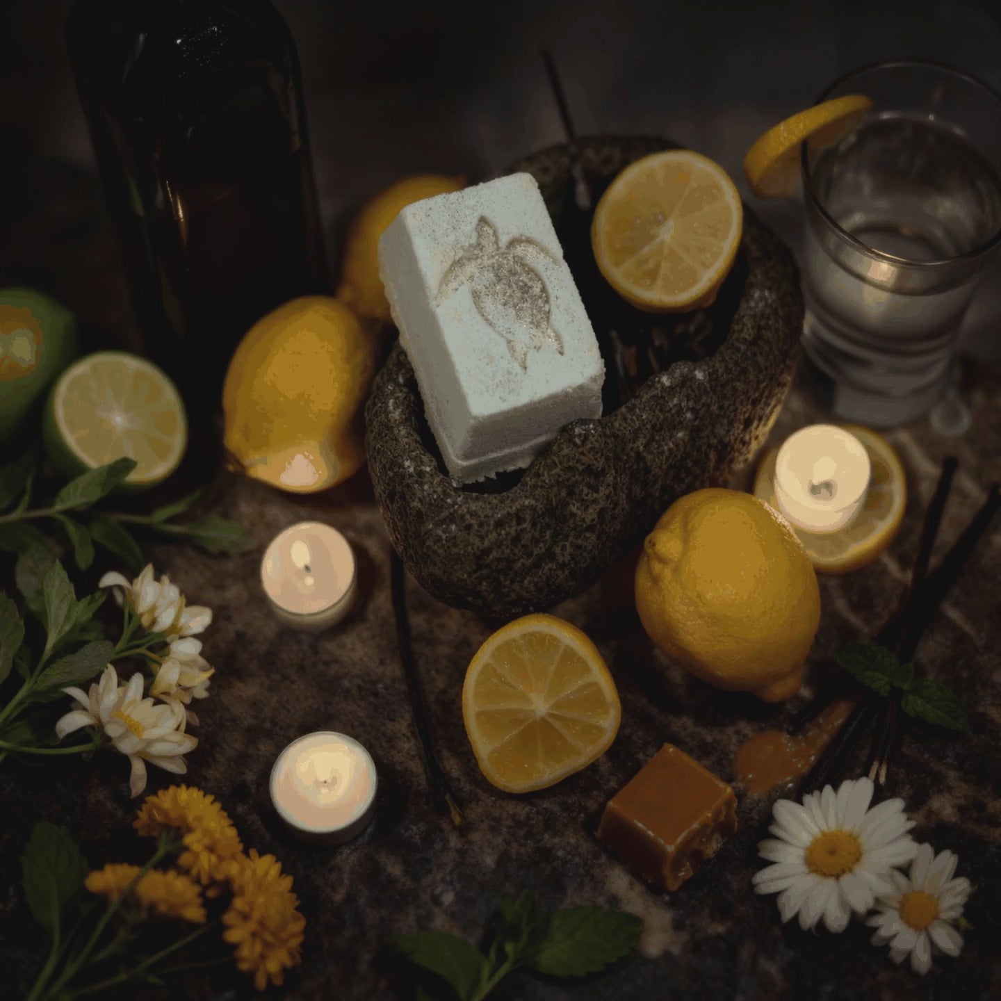 Sparkling Lemon Bath Bomb - "Sunshine in a Bottle"